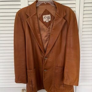 Remy Leather Men's Brown Sport Coat